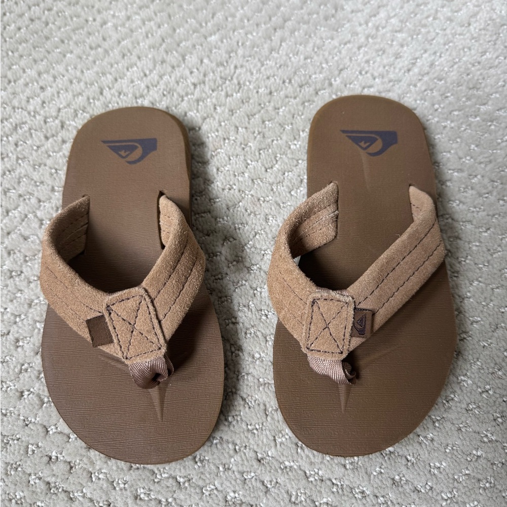 Quiksilver Kids Tan Flip Flops